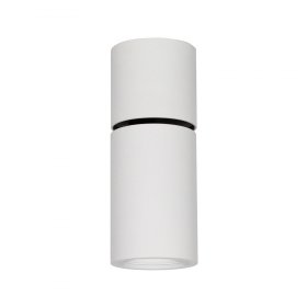 Cilindro orientable blanco mate altura 158mm sin bombilla.