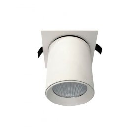 Foco empotrar para bloque lumínico blanco mate