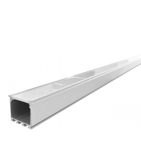 Perfil de Aluminio doble Standard Anodizado x 2m