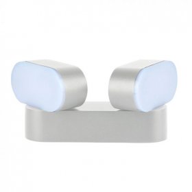 Aplique doble rotatorio blanco 3000K 12W IP65