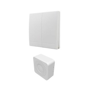 Tecla inalámbrica 2 efectos y Smart switch wifi y RF 2 efectos