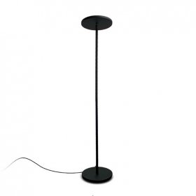 Lámpara de Pie metálica negra luz indirecta - 30W - CCT
