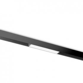 Foco para Carril magnético 10W 48V 3000K negro Shoiler