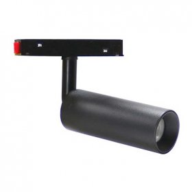 Foco para Carril magnético 10W 48V 3000K negro Fint