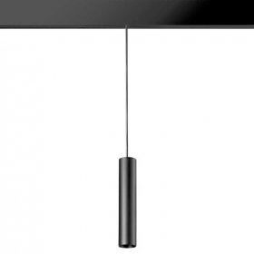 Foco para Carril magnético 8W 48V 4500K negro Nalaya