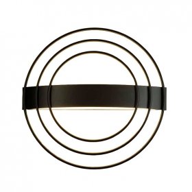 Aplique Negro Texturizado 12.5W 3000K Ringo
