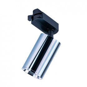 Foco de carril orientable para GU10 Cromo