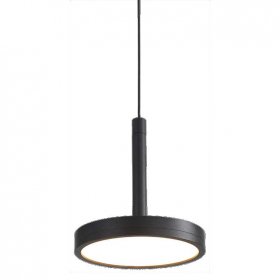 Colgante Corvus Negro Textura 7.5W 3000K