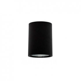 Cilindro pequeño negro mate para GU10