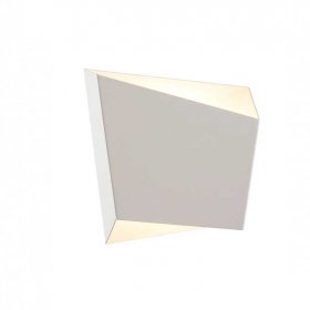 Aplique Asimetric blanco para GX53