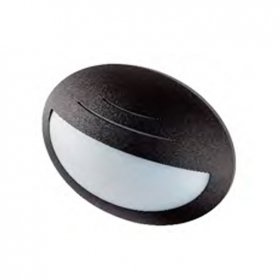 Aplique oval 16W de resina con difusor opal con tapa SofÍa IP67