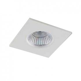 Empotrable cuadrado blanco mate 5W 60º 80x80mm 4000K