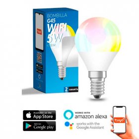 Bombilla E14 LED SmartHome G45 6W RGB+CCT