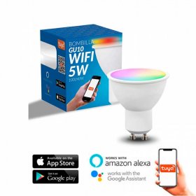 Bombilla GU10 RGB+CCT 5W SmartHome