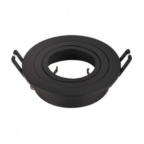 Aro móvil redondo negro mate Ø92mm