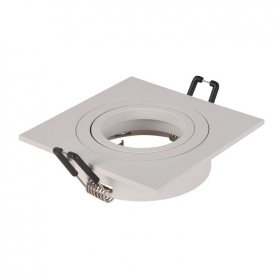 Aro móvil cuadrado blanco mate 92x92mm
