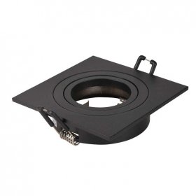 Aro móvil cuadrado negro mate 92x92mm