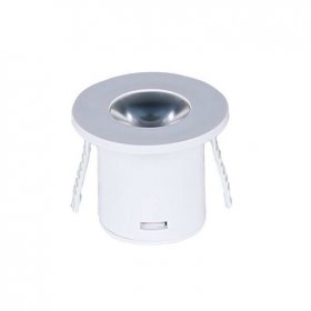 Foco empotrable mini 1W 3000K redondo blanco