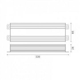 Fuente de Alimentación exterior IP67 200W 24V 