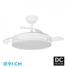 Ventilador de techo DC 48W Papiro Blanco
