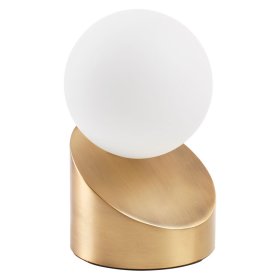 Lámpara de mesa Moon touch bronce mate para 1 G9 (no incluida)