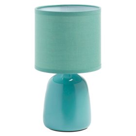 Lámpara de mesa Bisbal verde para 1 E14 (no incluida)