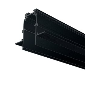 Carril empotrar 1m negro MAGNETO