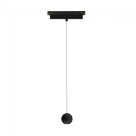 Colgante bola 7W negro y oro 3000K MAGNETO