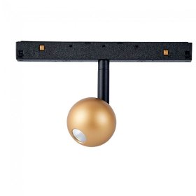 Foco Bola 7W Negro y Oro 3000K MAGNETO