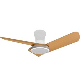 Ventilador 30W Blanco y haya CCT 80cm Sky Maxi