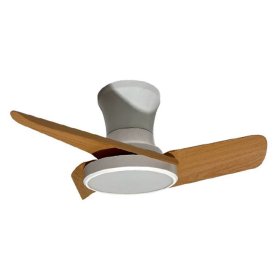 Ventilador 30W Blanco y haya CCT 60cm Sky