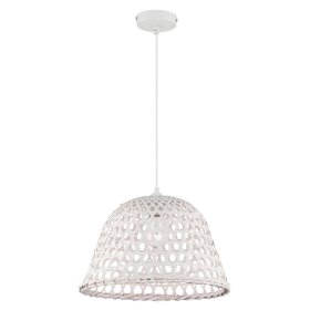 Colgante David blanco 35cm para 1 E27 (no incluida)