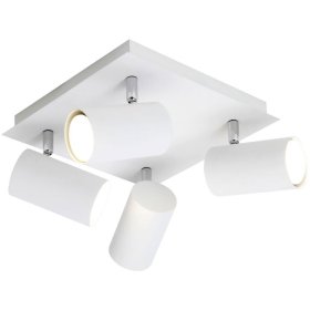 Plafón 4 focos Marley Blanco para 4 GU10 (no incluidas)