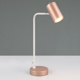 Lámpara de mesa color café Marley para GU10 Sin bombilla