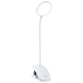 Lámpara Flexo con pinza Orientable Blanco 7W REG