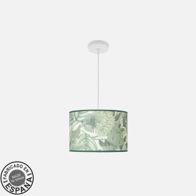 Colgante verde para E27 (no incluida) Moda