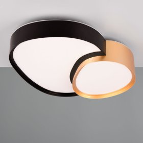 Plafón negro y oro SMD 21W 2700-6500K Rise