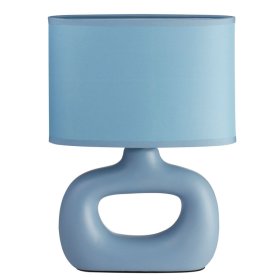 Lámpara de mesa azul para 1 E27 (no incluida) Pubol
