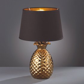 Lámpara de sobremesa cerámica para E27 pineapple