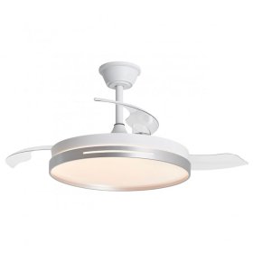 Ventilador de techo 50cm 68W CCT con aspas Desplegables Togo plata