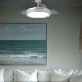 Ventilador 43W Blanco CCT 98cm Mini Niz
