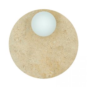 Aplique de pared 1xG9 LED 5W Piedra Natural y Cristal Opal