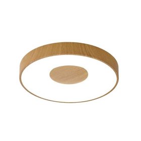 Plafón 50cm 80W 2700-5000K Coin Madera