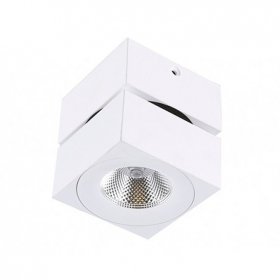 Cubo orientable 7W blanco mate 38º 4000K 80x80