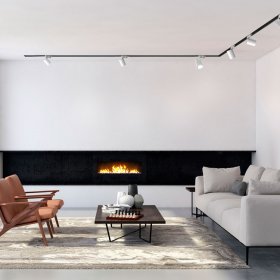 Foco una luz para GU10 SAL blanco con interruptor