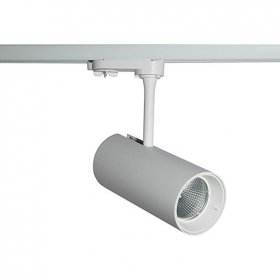Foco carril trifásico 33W 15 o 40º blanco mate 3000K