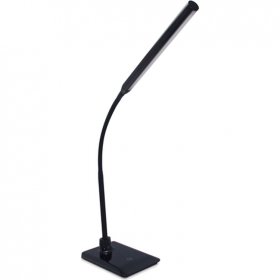 Lámpara Flexo Tubo LED Orientable Touch 7W Blanco Frío Negro