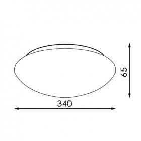 Plafón Blanco Frío 24W