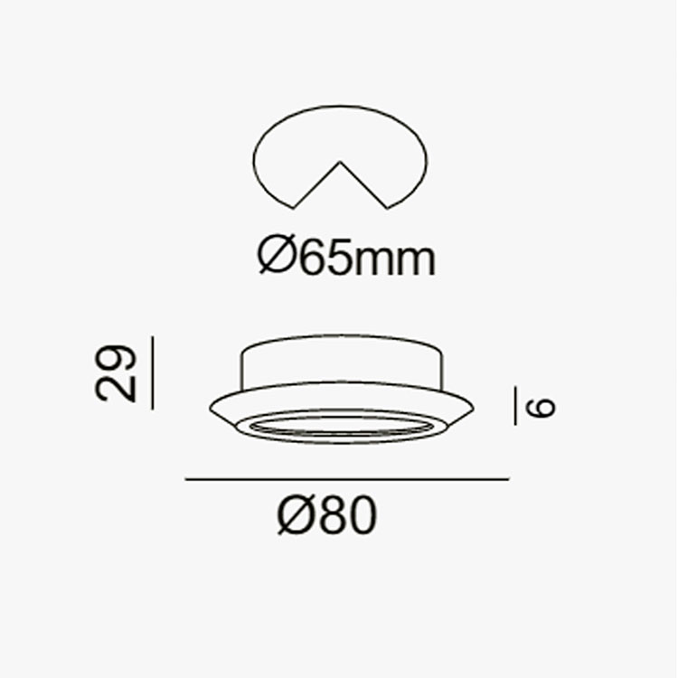 Downlight 4W Cromo 3000K