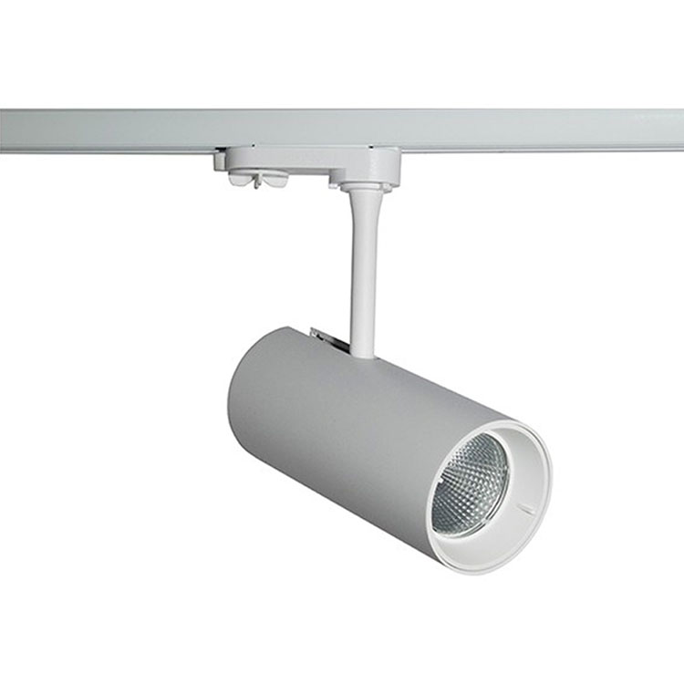 Foco carril trifásico 33W 15 o 40º blanco mate 3000K